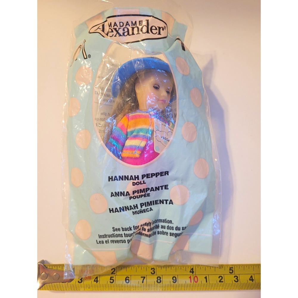 RETRO McDonald's Madame Alexander Hannah Pepper Doll 2003 Open Packaging Toy